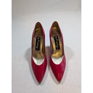 Vintage‎ proxy red heels size 7 pumps